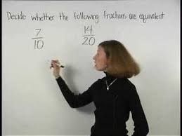 Show the unit fraction for the following fraction: Equivalent Fractions Mathhelp Com Math Help Youtube