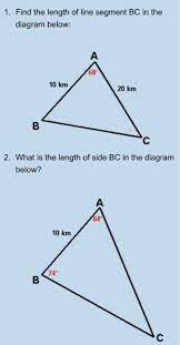 How to check if two given line segments intersect? 1 Find The Length Of Line Segment Bc In The Diagram Chegg Com