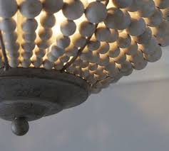 Maybe you would like to learn more about one of these? Leila Wood Bead Flush Mount Pottery Barn