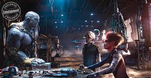 Ready player one is a 2011 science fiction novel, and the debut novel of american author ernest cline.the story, set in a dystopia in 2045, follows protagonist wade watts on his search for an easter egg in a worldwide virtual reality game, the discovery of which would lead him to inherit the game creator's fortune. Ready Player One Inside Aech S Intergalactic Garage Ew Com