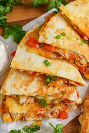 Such a simple recipe, but always delicious results. Chicken Quesadillas Baked Or Grilled Spend With Pennies