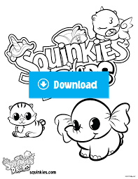 Tron legacy quorra show sam flynn disk coloring pages. Coloring Pages Official Squinkies Welcome To Squinkieville