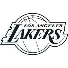 Flags, emblems and logos coloring book. Lakers Logo Coloring Pages Lakers Logo Lakers Lakers Colors