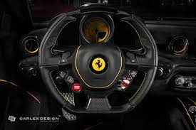 Because of its high performance mechanics and height of 1273 mm. Ferrari F12 Berlinetta Interior Upgrade By Carlex Design The Supercar Blog