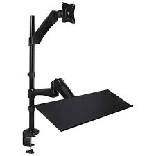 If you are looking for the best computer desk with a keyboard tray you are landed at the right spot. Mount It Sit Stand Desk Mount With Keyboard Mouse Tray Mi 7921