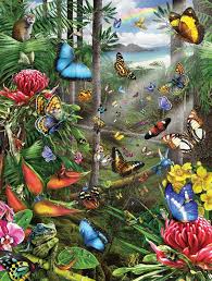 You'll find basic puzzles with 25 pieces to complex, difficult options over 3,000 pieces, and everything in between. Butterfly Tropics 500 Pieces Sunsout Puzzle Warehouse Butterfly Art Puzzle Art Jigsaw Puzzles Art