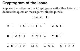With the hundreds of websites that declare to be free printable downloads, it can obtain confusing attempting to identify which ones are reputable as well as which ones are not. Cryptoquips Printable 35 Images Cryptograms Or Beyond Adversity 100813 Cryptoquip Cryptoquip Cecildaily Cryptoquote Dec 15