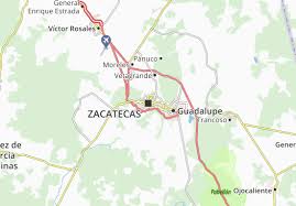 Mapa Michelin Zacatecas Plano Zacatecas Viamichelin