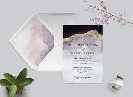 Marble Geode Wedding Invitations Geode Wedding Marble Invitation Wedding Marble Wedding