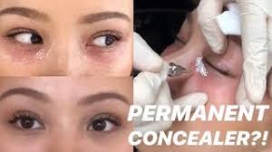 Under eye concealers come in stick, cream, or pot, as well as liquid. Trying Permanent Concealer Youtube