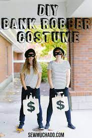 Diy Bank Robber Halloween Costume Tutorial Sew Much Ado Robber Halloween Costume Easy Halloween Costumes Bank Robber Halloween Costume
