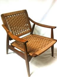 Superb Danish Pair Of Woven Rope Chairs With Reclining Back From A Unique Collection Of Antique And Modern L Modern Recliner Chairs Chair Lounge Chair Design