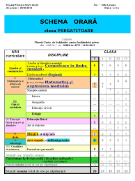 Pe parcursul anului școlar, toți elevii vor beneficia de vacanţe, după cum. Plan Cadru Clasa Pregatitoare 2020 2021