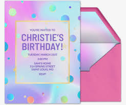 Keep it simple with our free invites. Free Birthday Party Invitations For Her Evite