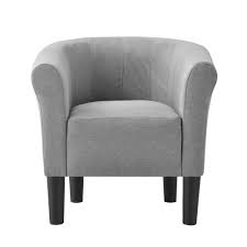 En Casa Sessel Hellgrau Clubsessel Loungesessel Cocktailsessel Relaxsessel Ebay