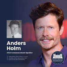 We're excited to announce Anders Holm, Class of 1999, as our 2025  Commencement Speaker. Holm will address graduates today at Welsh-Ryan Arena.