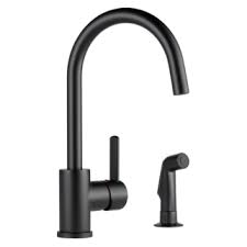 Hotis 3 hole pull out prep sprayer stainless steel single handle pull down kitchen faucet, sink faucet brushed nickel kitchen with side single handle and soap dispenser 4.5 out of 5 stars 446 $69.99 $ 69. Single Handle Faucets