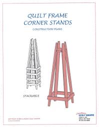 You can design a wall mounted quilt rack to display your quilt in a number of ways. Quilt Stands Construction Plans Diy Quilting Frame Hand Quilting Frames Quilt Frame Plans