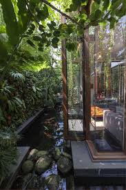 Home Design In Harmony With Nature House In Nature Garden Villa Pond Design