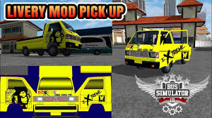 Download Livery Idbs Pick Up L300 Anti Gosip PSD Mockup Templates