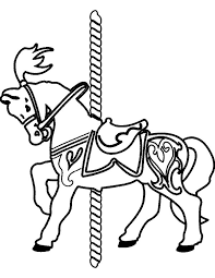 There are tons of great resources for free printable color pages online. Carousel Carnival Horse Coloring Pages Best Place To Color