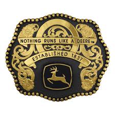 May 30 at 6:12 am ·. Gold Logo With Engraving Buckle Mens Accessories Mens John Deere Products Johndeerestore