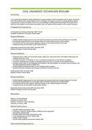 Industry leading samples, skills, & templates to help our cv templates have helped people get hired at the world's best companies. Civil Engineer Technician Resume Example