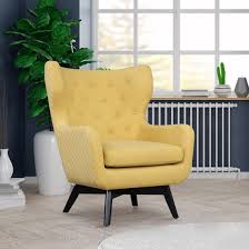 Shop accent chairs from staples.ca. Buy Whitman Solid Wood Arm Chair In Mustard Color By Hometown Online At Best Price Hometown