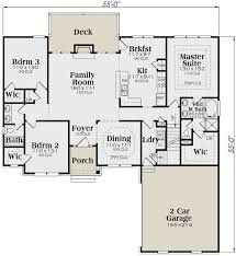 Traditional Style House Plan 3 Beds 2 Baths 1732 Sq Ft Plan 419 145 In 2020 Home Design Floor Plans Dream House Plans Craftsman House Plans