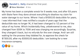 I have not even had an adjuster assigned to my claim and i am already treated like a criminal. Residents Continue To Complain About State Farm