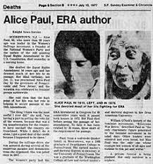 Conversations With Alice Paul Woman Suffrage And The Equal