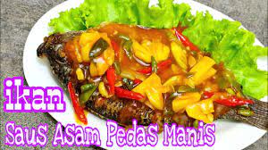 Saus di indonesia terkadang juga disebut saos, sedangkan dalam bahasa inggris sauce. Resep Ikan Nila Saus Asam Pedas Manis Ala Resto Restoran Youtube