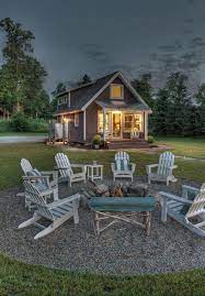 Beach Cottage House Backyard Fire Backyard