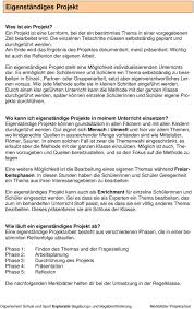 Was hast du mit deinem projekt erreicht? Projektarbeit Mit Schulerinnen Und Schulern Pdf Kostenfreier Download
