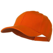 Comfy Cotton Jersey Knit Low Profile Strap Cap Light Orange Women Hats Fashion