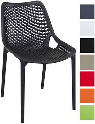 clp tuinstoel air keukenstoel stapelstoel kunststof stapelbaar zwart tuinstoelen keukenstoelen stoelen