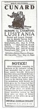 sinking of the rms lusitania wikipedia
