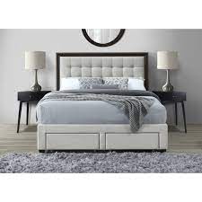 Diy modern wood platform bed. Abril Upholstered Storage Standard Bed Reviews Allmodern Upholstered Platform Bed Upholstered Storage Upholstered Panel Bed