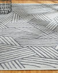 Borders Hand Knotted Rug, 8' x 10'