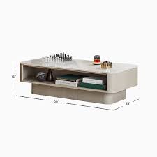 121 cm w x 51 cm d x 44 cm h. Panorama Coffee Table