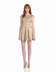 Love This French Connection Women S Blousy Bloom Jacquard Gold 10 Dresses Gold Bridesmaid Dresses Jacquard Dress
