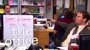 Dwight Vs The Machine The Office Us Dammit Kelly It Knows Season 4 Episode 5 6 Launch Party The Du Office Bloopers Office Fire Drill The Office