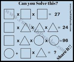 Sometimes the solution will be quite obvious. Math Brain Teasers For Kids With Answers And Explanations
