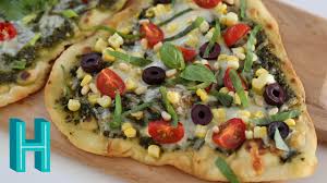 Flatbread pizza is exactly as it sounds; Flatbread Pizza Hilah Cooking