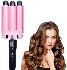 There is a risk of getting burned if you don't wear gloves. Buy Hair Curling Iron 3 Barrel Wand 26mm Hair Waver Curling Iron Professional Curling Wand Temperature Adjustable Heat Up Quickly Hot Tools Red Online In Turkey B0851z2m51
