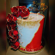 Wedding cake I did for my other Mama Lawanda Ruffin you looked beautiful  today! And congratulations again! Love you❤️