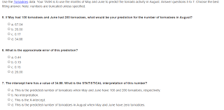 What number is june in months. Use The Tornadoes Data Your Task Is To Use The Chegg Com