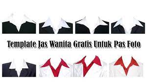 Kumpulan Template Jas Wanita Gratis Untuk Edit Pas Foto Format Png Dan Psd Pas Foto Template Gratis