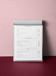 Das Kolin On Behance Menu Pink Menu Layout Menu Book Restaurant Menu Design