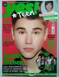 Revista Yes Teen As Primeiras Vezes De Justin Bieber